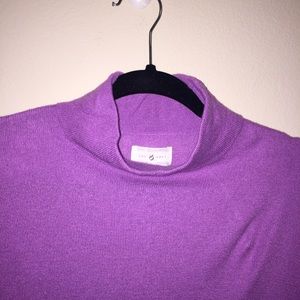 Lou & Grey Sweaters Lou Grey Lilac Lavender Mock Turtle Neck Sweate